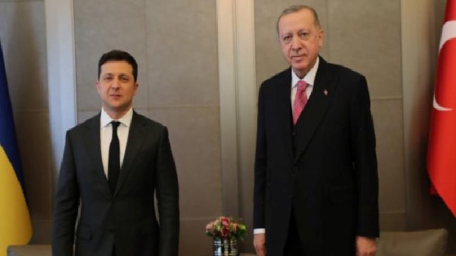 Cumhurbaşkanı Erdoğan, Zelenskiy’le görüştü