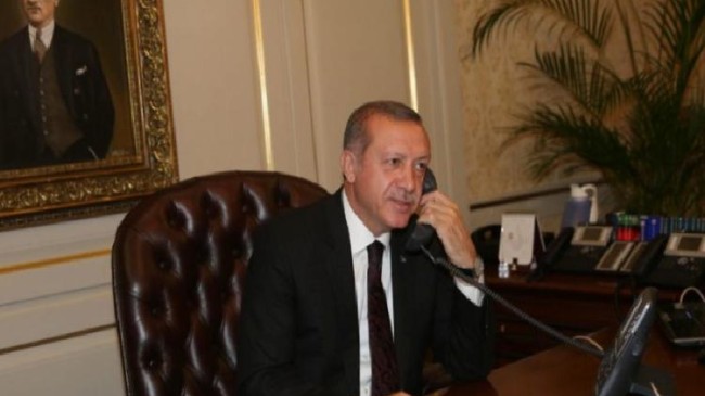 Cumhurbaşkanı Erdoğan, Üzümkıran köyü sakinleriyle telefonda görüştü