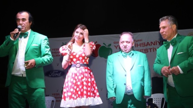 28.yeşil İhsaniye elma festivali ödül töreni ve konserle tamamlandı