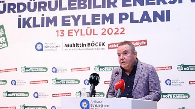 Antalya Büyükşehir Belediyesi Sürdürülebilir Enerji ve İklim Eylem Planı’nı açıkladı