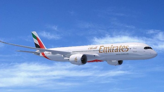 Emirates, A350 filosu için yeni nesil uçak içi eğlence sistemlerine 350 Milyon  yatırım yapıyor