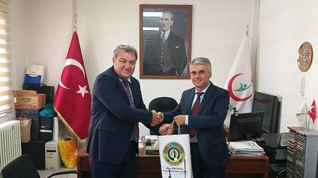 Malkara Belediye Başkan Vekili Mustafa Özer İlçe Sağlık Müdürü Dr. Refet Çeviker’e Ziyaret Gerçekleştirdi