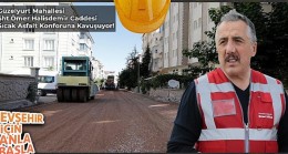 Nevşehir Şehit Ömer Halisdemir Caddesi Sıcak Asfalt Oluyor