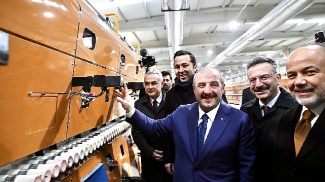 QUA Granite'in yeni üretim hatları Sanayi Bakanı Mustafa Varank'ın katılımıyla açıldı