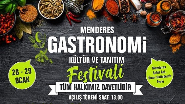 Menderes'te Gastronomi Kültür ve Tanıtım Festivali Rüzgarı